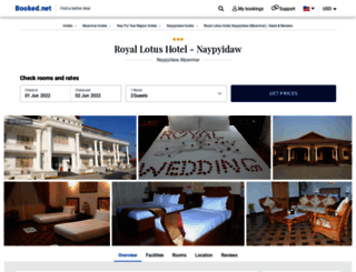 royal-lotus-hotel-naypyidaw.booked.net screenshot