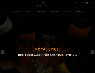 royal-spice.de screenshot