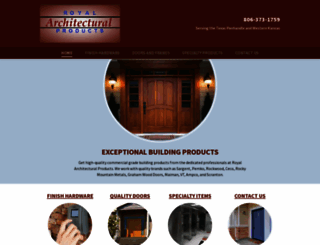 royalarchitecturalproducts.com screenshot