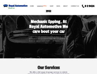 royalautomotive.com.au screenshot