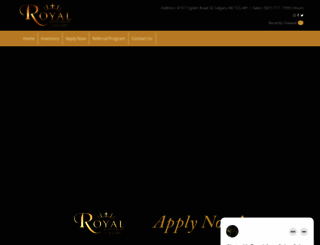 royalautosales.ca screenshot