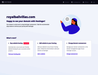 royalbalivillas.com screenshot