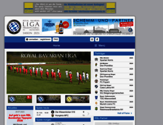 royalbavarianliga.de screenshot