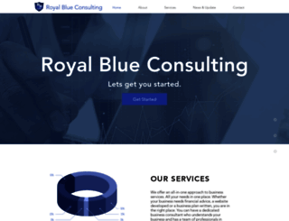 royalblueconsulting.com screenshot