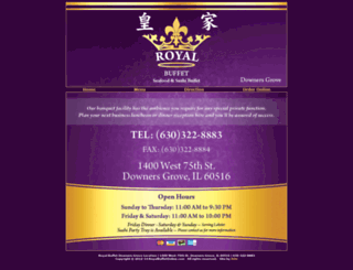 royalbuffetonline.com screenshot