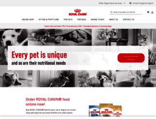 royalcanin.co.uk screenshot