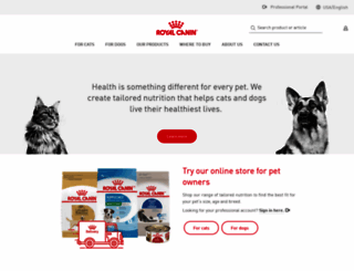 royalcanin.co.za screenshot