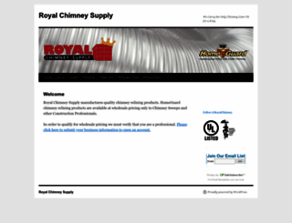 royalchimneysupply.com screenshot