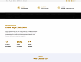 royalclinicdubai.com screenshot