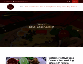 royalcookcaterer.com screenshot