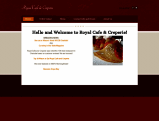 royalcreperie.com screenshot