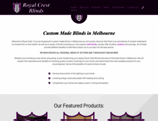 royalcrest.com.au screenshot