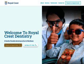 royalcrestdentistry.com screenshot