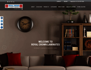 royalcrownlaminates.com screenshot