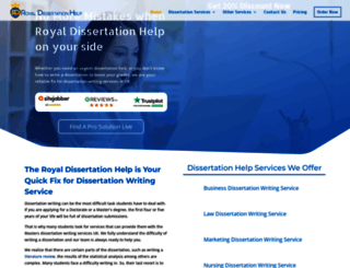 royaldissertationhelp.co.uk screenshot
