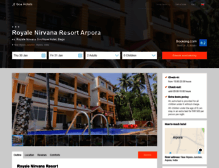 royale-nirvana-boutique.goa-india-hotels-resorts.com screenshot