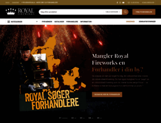 royalfireworks.dk screenshot