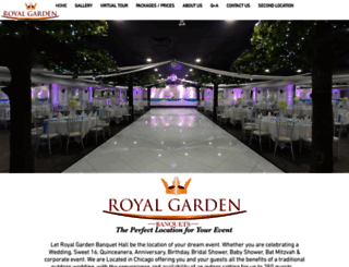 royalgardenhall.com screenshot