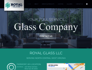 royalglasswv.com screenshot