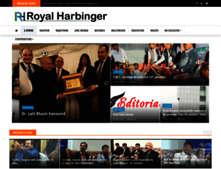 royalharbinger.com screenshot