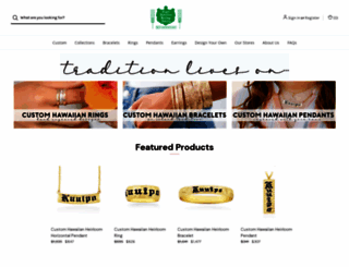 royalhawaiianheritagejewelry.com screenshot