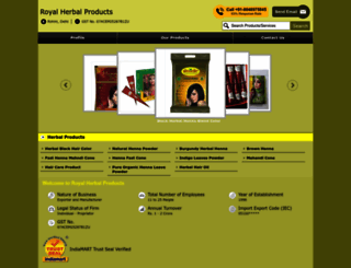 royalherbalproducts.com screenshot