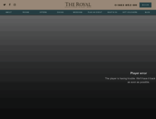 royalhoteliow.co.uk screenshot