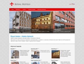 royalhotels.cz screenshot
