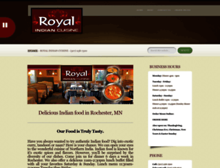 royalindiancuisinemn.com screenshot