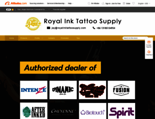 royalinktattoosupply.en.alibaba.com screenshot