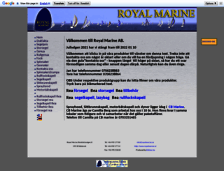 royalmarine.se screenshot