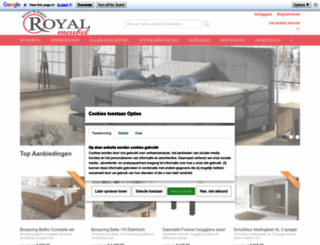 royalmeubelcenter.nl screenshot