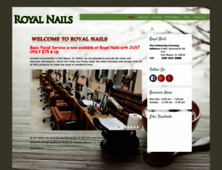 royalnailsfortmyers.com screenshot
