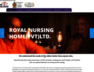 royalnursinghome.com screenshot