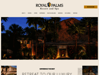 royalpalmshotel.com screenshot