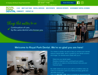 royalparkdental.com.au screenshot