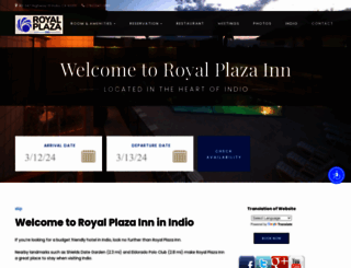 royalplazainn.com screenshot
