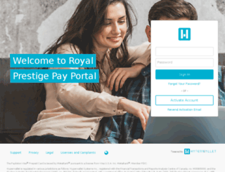 royalprestige.paylution.com screenshot
