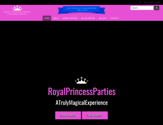 royalprincessparties.ca screenshot