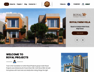 royalprojects.in screenshot