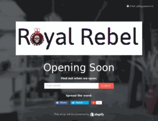 royalrebel.myshopify.com screenshot