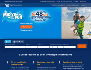 royalreservations.com screenshot