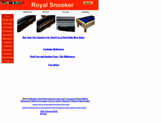 royalsnooker.com screenshot