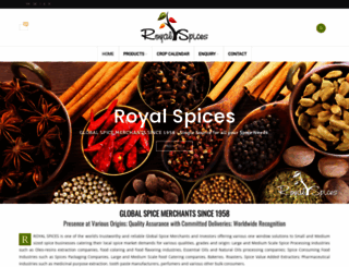 royalspices.com screenshot