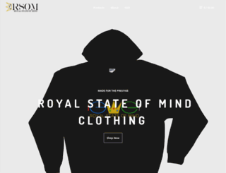 royalstateofmindclothing.com screenshot