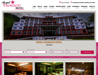 royaltaunggyihotel.com screenshot