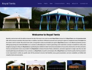 royaltents.com screenshot