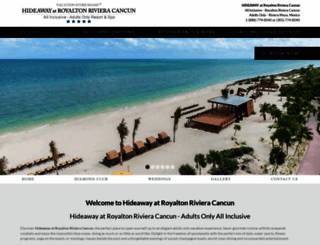 royaltonhideawayrivieracancun.com screenshot