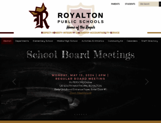 royaltonpublicschools.org screenshot