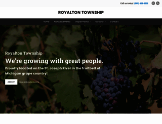 royaltontownship.org screenshot